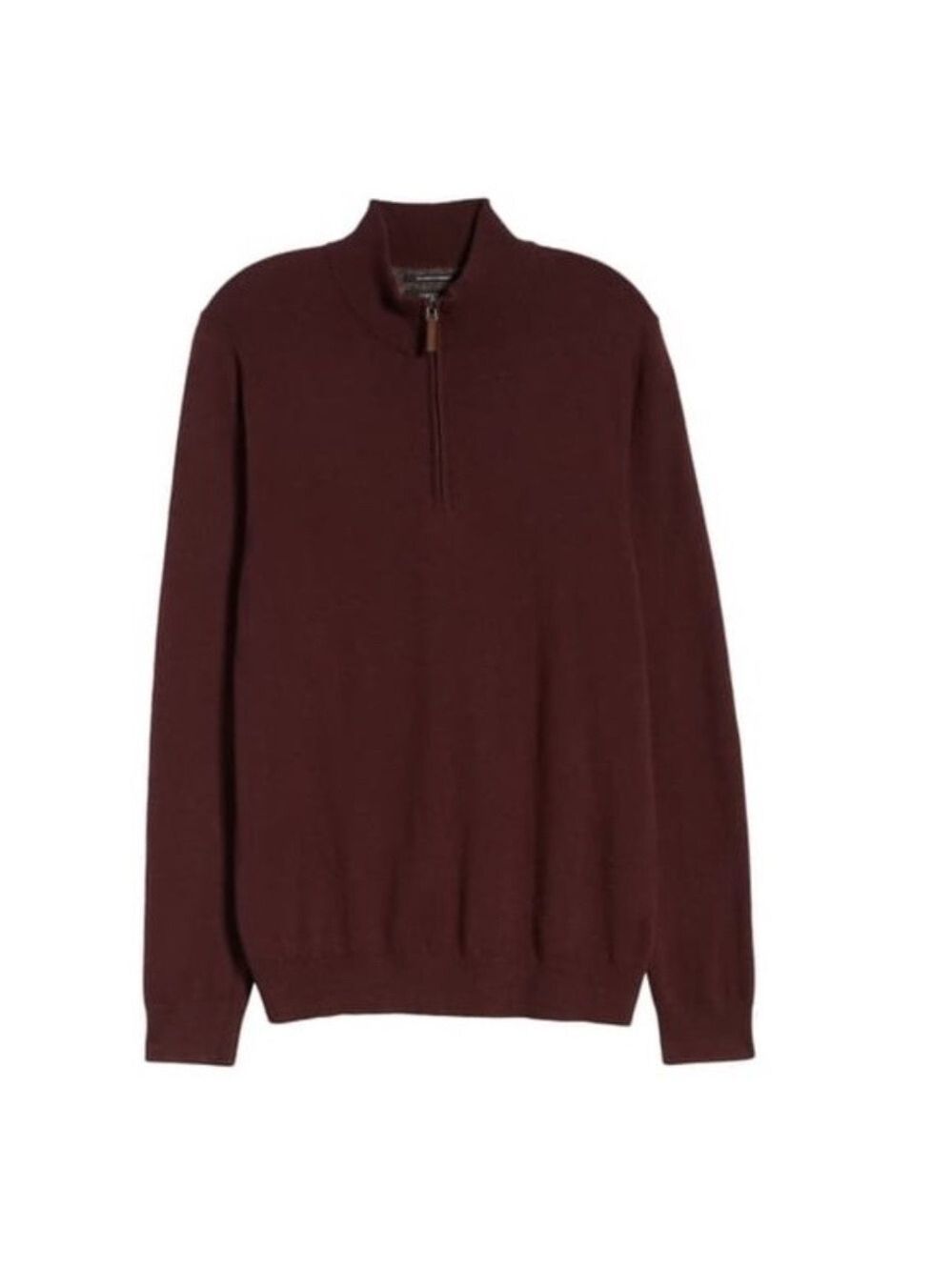 Men's Nordstrom Men's Shop Quarter Zip Wool Pullover